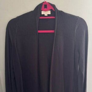 Loft xs charcoal gray cardigan